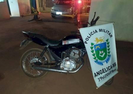 Moto é apreendida e condutor preso por direção perigosa em Angélica
